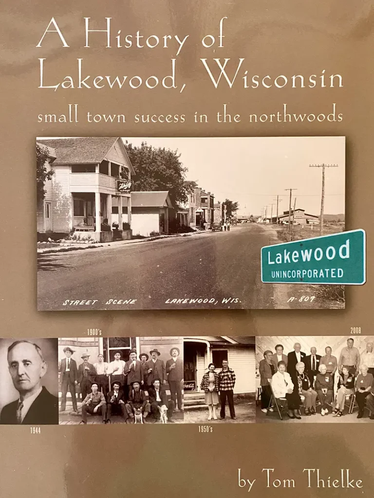 History of Lakewood Wisconsin book cover art