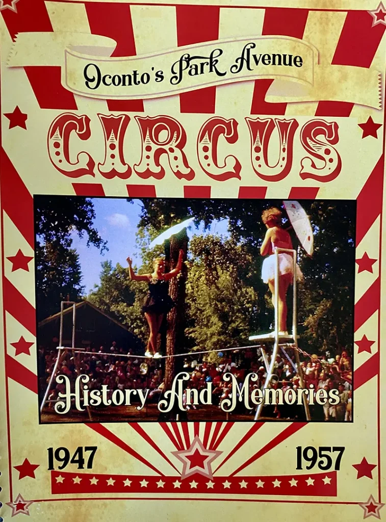 Oconto's Park Ave Circus book cover art